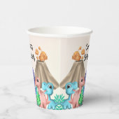 Adorable Baby Dinosaurier Geburtstagsparty Pappbecher (Rechts)