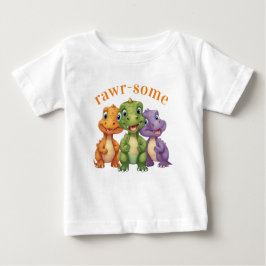 Adorable Baby Dinosaurier's Party Baby T-shirt