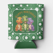 Adorable Baby Dinosaurier's Party Dosenkühler (Vorderseite)