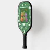 Adorable Baby Dinosaurier's Party Pickleball Schläger (Links)