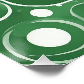 Adorable Baby Dinosaurier's Party Poster (Ecke)