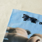 Adorable Baby Donkey Farm Tiere Personalisiert Strandtuch (Beispiel)