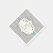 Adorable Baby Elephant | Babydusche Serviette (Ecke)