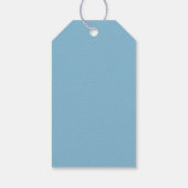 Adorable Baby Elephant Balloons Babydusche Geschenkanhänger (Rückseite)