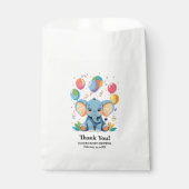 Adorable Baby Elephant Balloons Babydusche Geschenktütchen (Vorderseite)