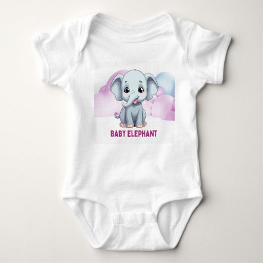 Adorable baby Elephant kids T - Shirt (Vorderseite)