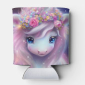 Adorable Baby Fantasy Unicorn Dosenkühler (Rückseite)