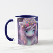 Adorable Baby Fantasy Unicorn Tasse (Links)