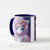 Adorable Baby Fantasy Unicorn Tasse (Vorderseite Links)