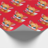 Adorable Baby Fox Geschenkpapier (Ecke)