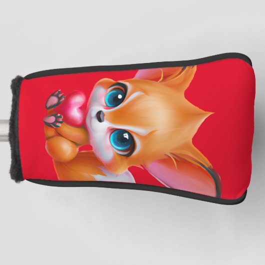 Adorable Baby Fox Golf Headcover (Vorderseite)