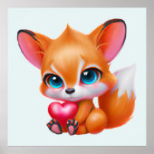 Adorable Baby Fox Poster (Vorne)