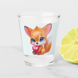 Adorable Baby Fox Schnapsglas