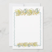 Adorable Baby Giraffe Portrait Babydusche Einladung (Rückseite)