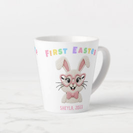 Adorable Baby Girl Boy First Easter Bunny Name Milchtasse