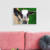 Adorable Baby Goat Leinwanddruck (Insitu (Wohnzimmer))