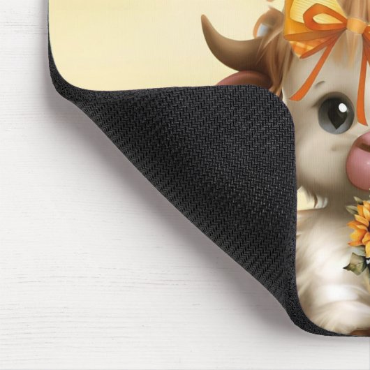 Adorable Baby Heifer Mousepad (Ecke)
