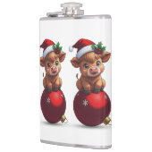 adorable baby highland cow sitting flachmann (Links)