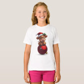 adorable baby highland cow sitting T-Shirt (Vorne ganz)