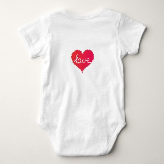 Adorable Baby Jersey Bodysuits für Ultimate Comfor (Rückseite)
