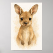 Adorable Baby Kangaroo Poster (Vorne)