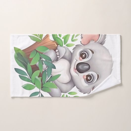 Adorable Baby Koala Bear Badhandtuch Set (Handtuch)