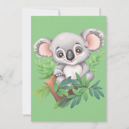 Adorable Baby Koala Bear Feiertagskarte