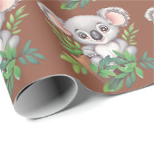 Adorable Baby Koala Bear Geschenkpapier (Rolleneckpunkt)