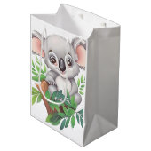 Adorable Baby Koala Bear Mittlere Geschenktüte (Vorderseite Schrägansicht)