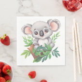 Adorable Baby Koala Bear Serviette (Beispiel)