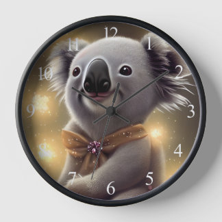Adorable Baby Lächeln Koala Bär Uhr