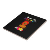 Adorable Baby Lion Art Design Motif Fliese (Seite)