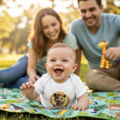 Adorable Baby Lion Cub "Baby Leo" Personalized Baby Strampler