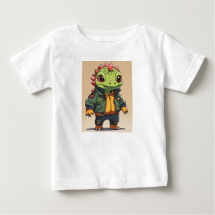 Adorable Baby Lizard, Spiky Jacket T - Shirt Desi