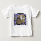 Adorable Baby Lounge Bunny on Mini Bale Baby T-shirt (Vorderseite)