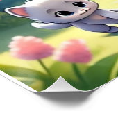 Adorable Baby Mammoth Poster (Ecke)