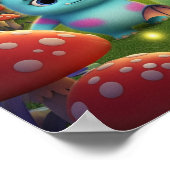 Adorable Baby Monsters Poster (Ecke)