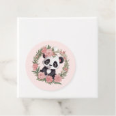 Adorable Baby Panda Bär mit Blume Geschenkanhänger (Beispiel)