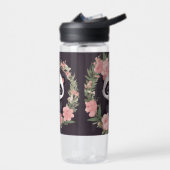 Adorable Baby Panda Bär mit Blume Trinkflasche (Links)