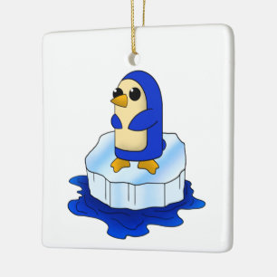 Adorable Baby Penguin Keramikornament