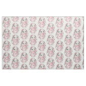 Adorable Baby Pink Bunny Rabbit Stoff (Fat Quarter (45,7 x 55,9 cm))