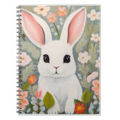 Adorable Baby Rabbit Notizblock (Vorderseite)