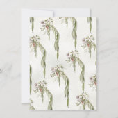 Adorable Baby Red Panda Bear Baby Dusche Einladung (Rückseite)