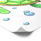 Adorable Baby Sea Turtle Poster (Ecke)