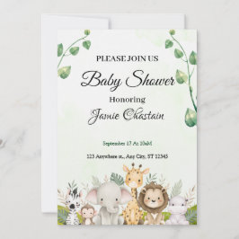 "Adorable Baby Shower Einladungen mit Niedlichen H
