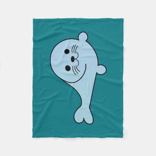Adorable Baby Siegel Fleecedecke (Vorderseite)