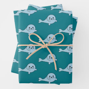 Adorable Baby Siegel Geschenkpapier Set