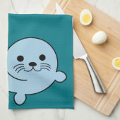 Adorable Baby Siegel Geschirrtuch (Viertel Falte)