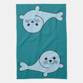 Adorable Baby Siegel Geschirrtuch (Vertikal)