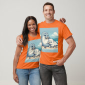 "Adorable Baby Siegel mit Mama - Ocean Liebe" T-Shirt (Unisex)